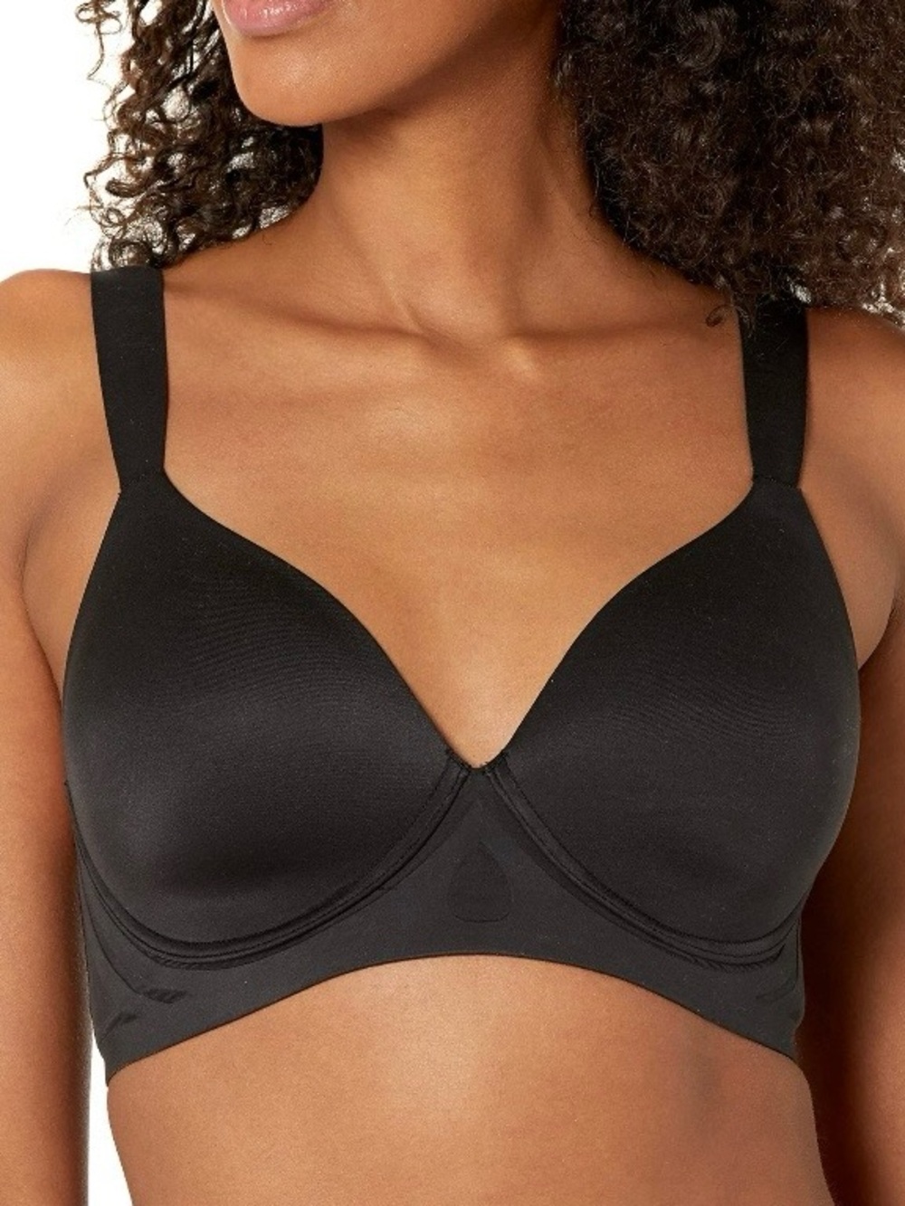 🎓Bali Comfort Revolution Ultimate Wireless Support Black Bra 3462